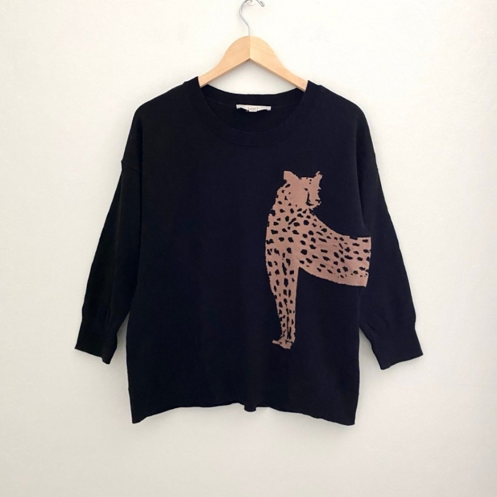 LOFT leopard sweater